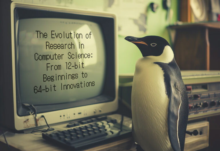 The Evolution of Research in Computer Science: From 12-bit Beginnings to 64-bit Innovations